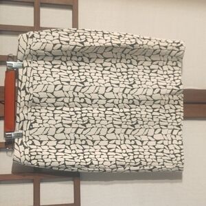 Ann Taylor Factory Black and White Pencil Skirt